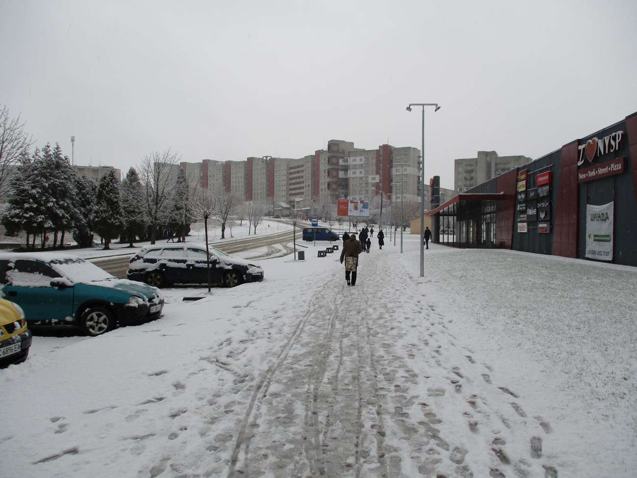 🌄 м. Новий Розділ, зима 2021 р.