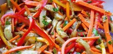 Баклажани по-корейськи на зиму