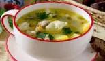 Суп з галушками