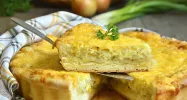 Цибулевий пиріг з сиром