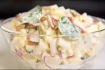 Салат з яблуком і редискою