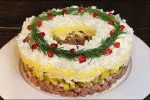 Салат з вареною яловичиною