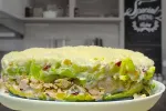 Салат з горбушою гарячого копчення