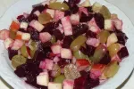 Салат з буряком і виноградом