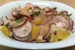 Салат із редиски і апельсина