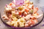 Салат з копченою куркою