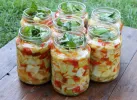 Салат з кабачків з хроном і перцем
